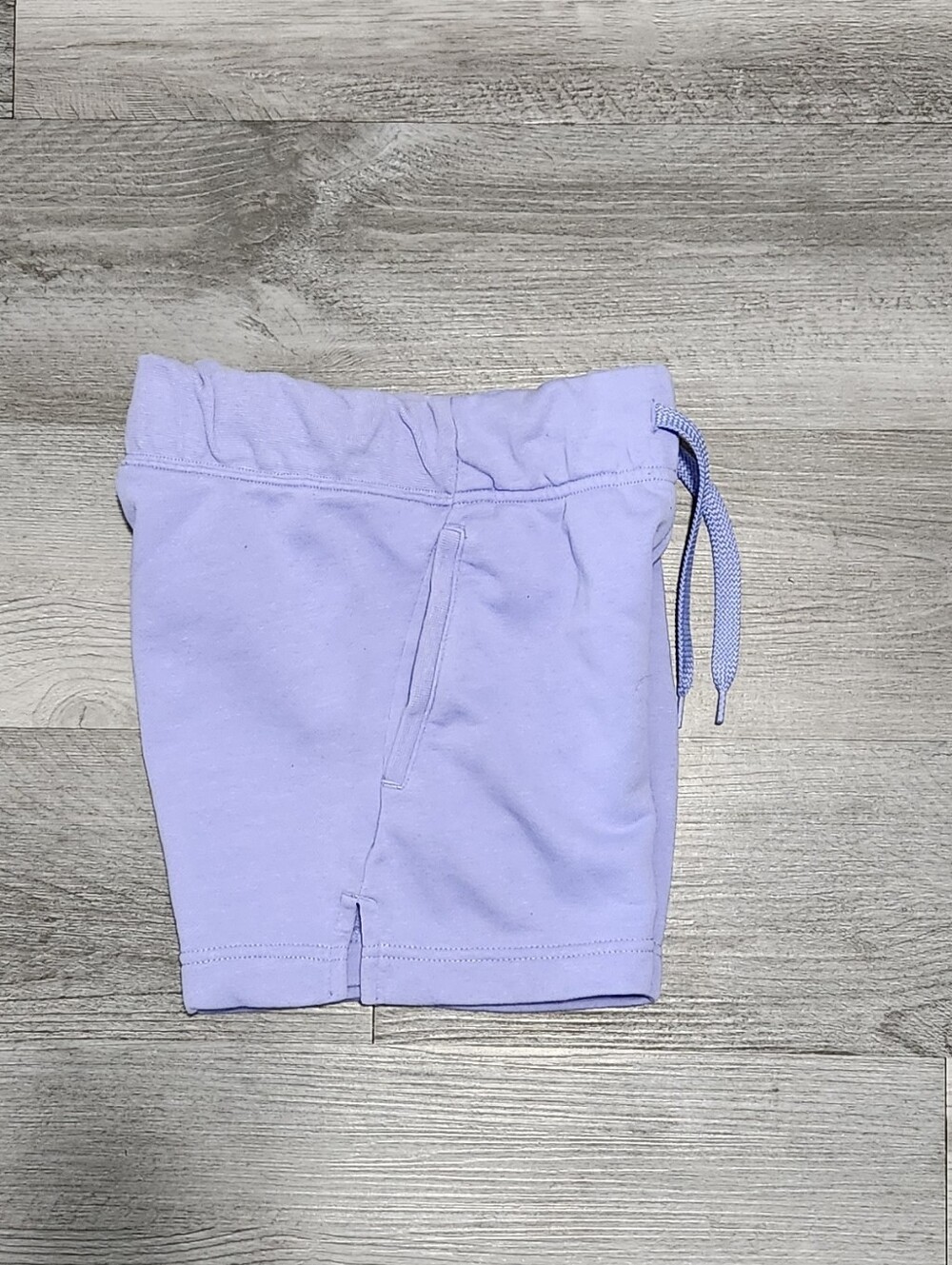 Nike Big Kids Girls French Terry Shorts Purple White Embroidered Swoosh Size M - Picture 6 of 11